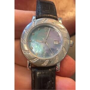 VTG Women's Techno Mania Watch, Diamond Accented Bezel, MOP Face
